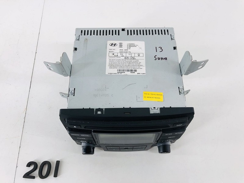11-15 HYUNDAI SONATA FRONT CENTER INSTRUMENT PANEL RADIO NAVIGATION DISPLAY OEM