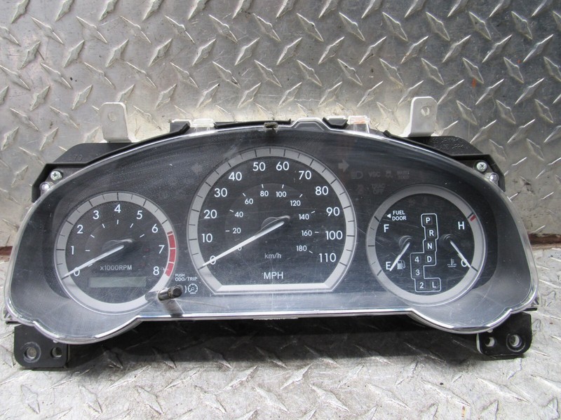 08-10 TOYOTA SIENNA SPEEDOMETER INSTRUMENT CLUSTER MPH W/ODISPLAY WDW EXC. CE
