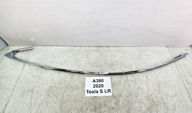 ✅ 2012-2020 OEM Tesla Model S Left Driver Side Upper Bright Trim Molding