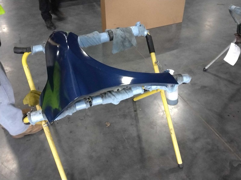 2019 Hyundai Elantra Right Fender Blue Dent 677668 105K Miles OEM Used