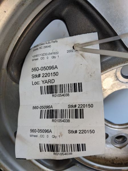 Wheel 16x7 Aluminum Brushed Opt PF4 Fits 00-03 SUBURBAN 1500 1054038