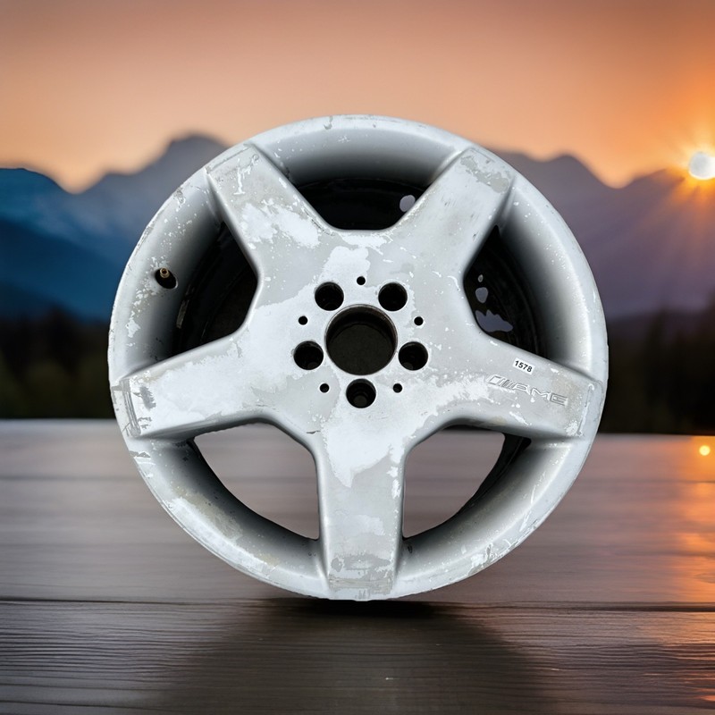 ✅ Mercedes W220 S500 S55 AMG CL500 9j X R18 18" Rear Wheel Rim 2204013702 OEM
