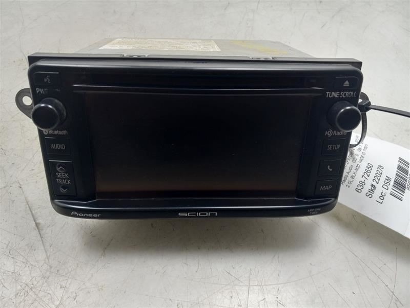 13-15 SCION FR-S 2.0L RADIO / STEREO DISPLAY AND RECEIVER UNIT