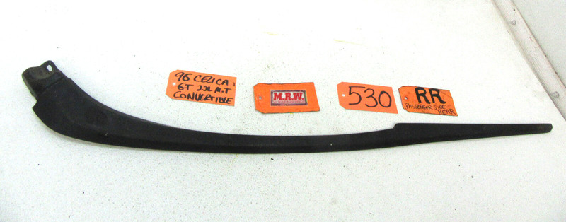 MOLDING QUARTER PANEL TRIM PASSENGER SIDE RH for 94-99 TOYOTA CELICA CONVERTIBLE