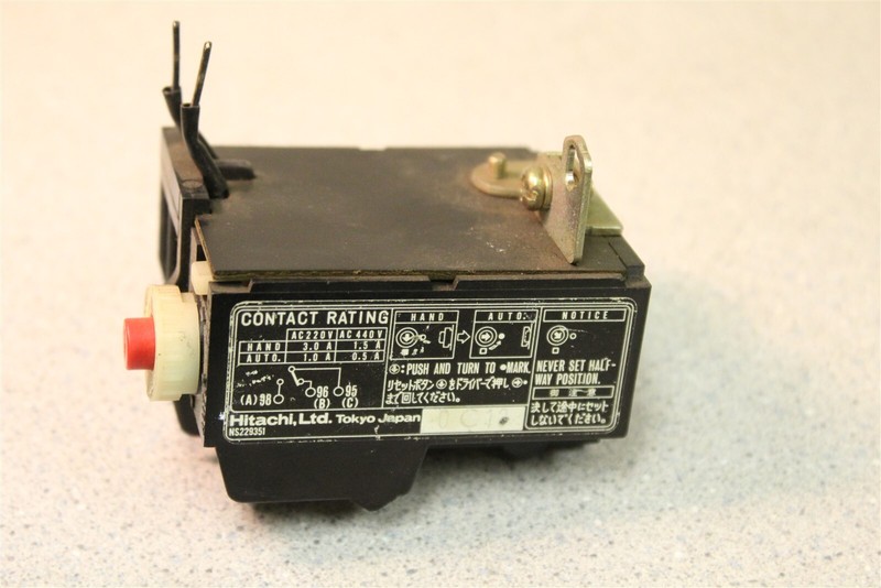 Hitachi, Ltd TR10-1E Overload Relay *FREE SHIPPING*