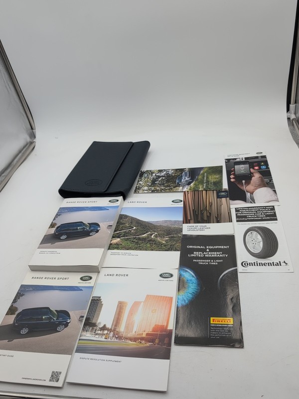 2017 RANGE ROVER SPORT OWNERS MANUAL HANDBOOK SE HSE Case Set