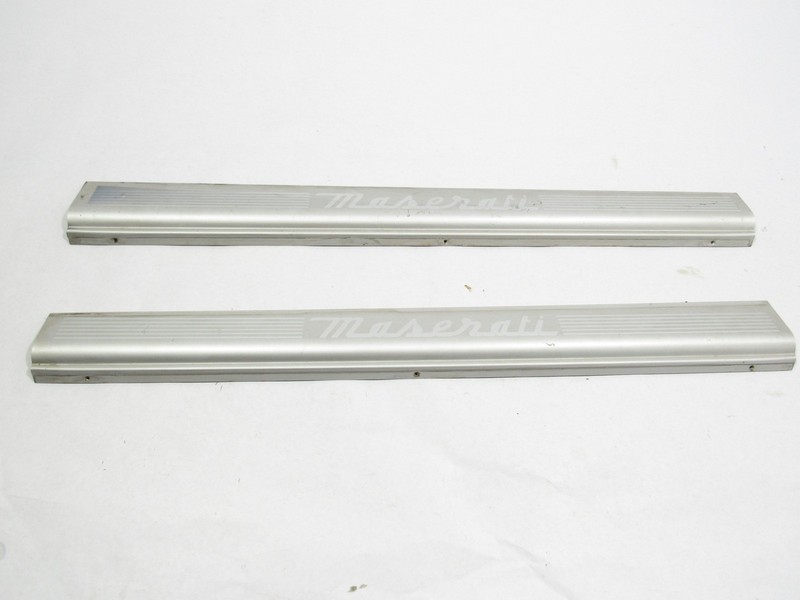 02-06 Maserati Coupe GT 2004 Left Right Lower Sill Plate Scuff Cover Panel Set |