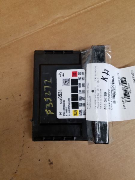 Chassis ECM Body Control BCM Left Hand Dash Fits 16-17 CORVETTE 256593
