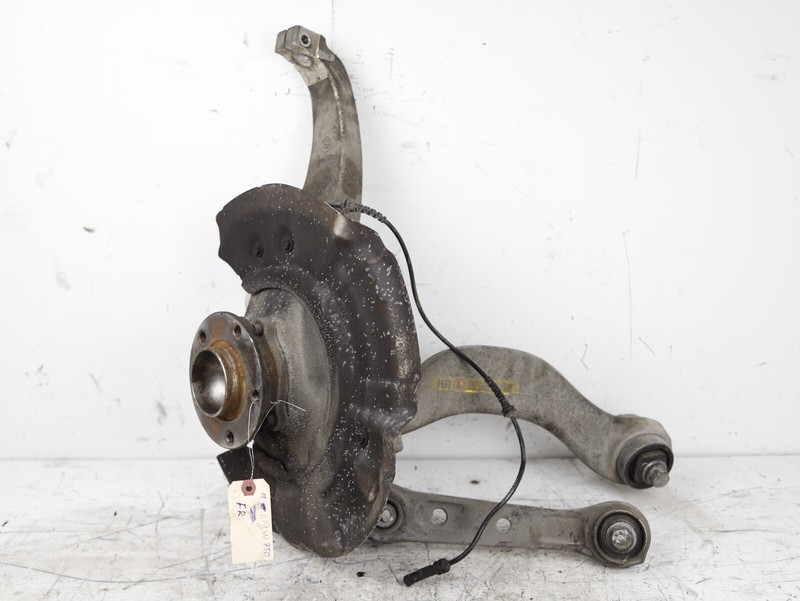 09-15 BMW F01 F02 7-SERIES RWD FRONT RIGHT SPINDLE KNUCKLE HUB W/ CONTROL ARMS