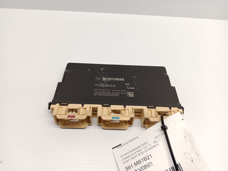 Mercedes GLE GLS C Class Seat Control Module Front Right A1679009615 20 25