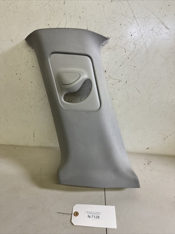 TESLA Y LEFT DRIVER SIDE B PILLAR UPPER TRIM COVER PANEL OEM 1494606-00 7128 U6