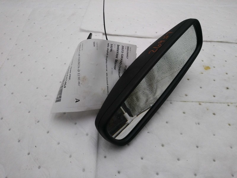 2023 Jeep Grand Cherokee White OEM Interior Rear View Mirror, 28K Miles