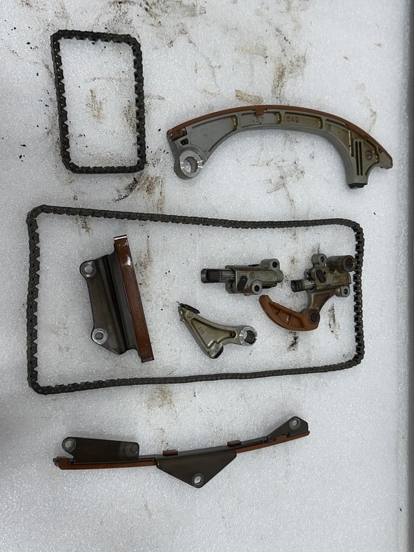 2016 2017 HONDA ACCORD MOTOR ENGINE TIMING CHAIN GUIDE BRACKETS SET 2.4L