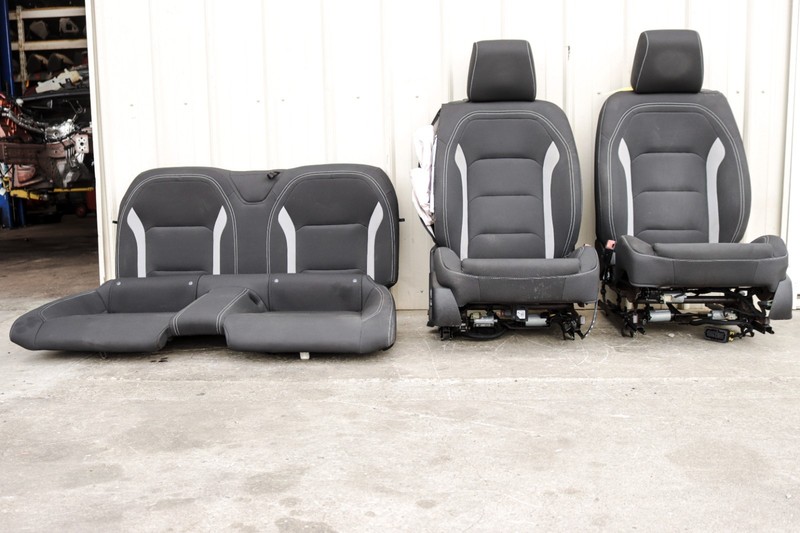 2016-2024 Chevrolet Camaro LT1 17K Miles Black Cloth Seat Set OEM *USED*
