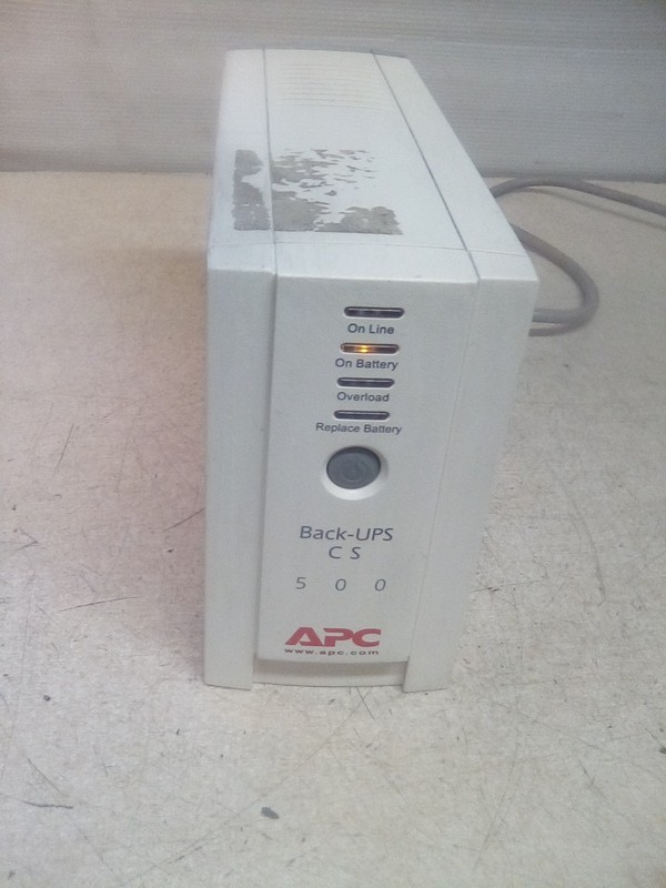 APC Back-UPS CS 500 BK500 Uninterrupted Power Supply W/Battery