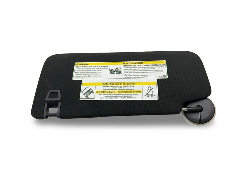 19-24 CADILLAC XT4 RIGHT SUN VISOR BLACK TC:H1Y AT AWD 72K PREMIUM LUXURY 66825