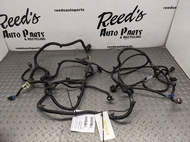 03-04 Jeep TJ Wrangler Headlight Grill Grille Wiring Harness w/ FOGS 560 1196222