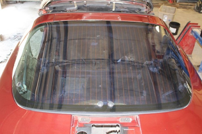 1986-1995 Chevrolet Corvette 5.7L Rear Back Glass Assembly