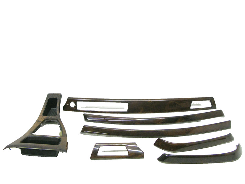 2007-2011 BMW E90 328i 335i Sedan Dash Console Door Wood Trim Bezel Set030321A