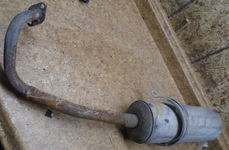 2007 Scooter Unique Industrial Rocketa 50 CC Exhaust Pipe Muffler Header System