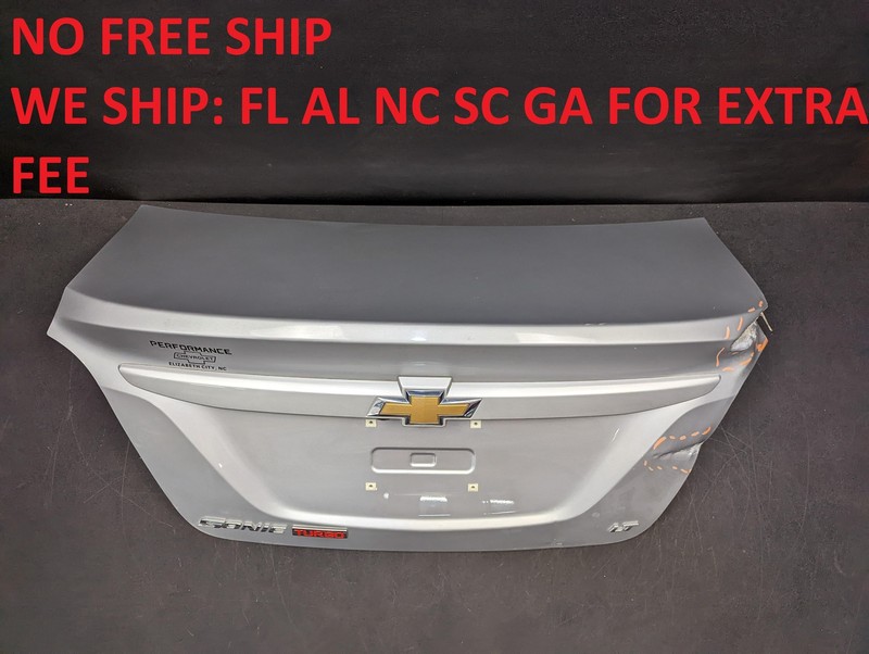 Trunk Deck Lid Shell 2018 Chevrolet Sonic Sedan 42497341 2017 2019 2020 X