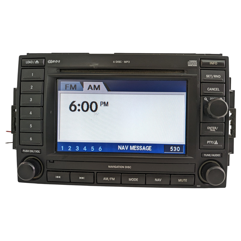 2007-2009 Chrysler 300 Dodge RAM Jeep Compass Navigation Radio 6 CD Changer REC