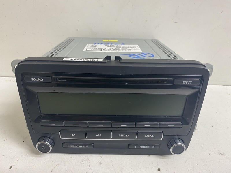 2012-2016 Volkswagen Beetle 1K0 035 164 D Radio Stereo 2 DIN Disc CD Player Oem