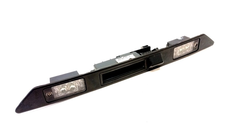 13-15 AUDI 4L Q7 REAR TRUNK LICENCE PLATE LIGHTS HANDLE OEM 080125