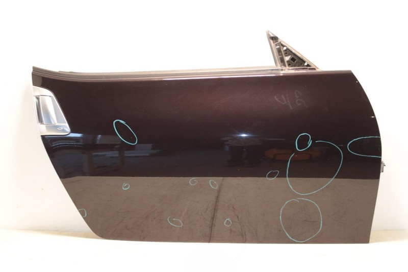 09-20 Nissan 370Z Coupe Black Passenger Right Front Door Assembly