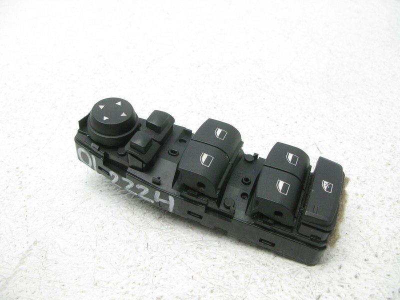10-21 BMW F10 528i 640i M5 M6 X3 MASTER WINDOW SWITCH FRONT LEFT OEM 012224