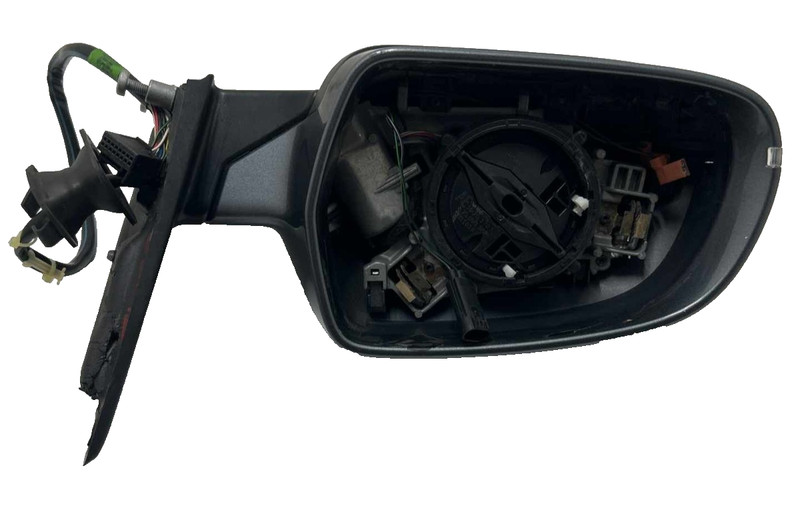 Audi A4 LH Driver Power Door Mirror No Glass Mirror 2010-2016 OEM 8F0857409AK01C