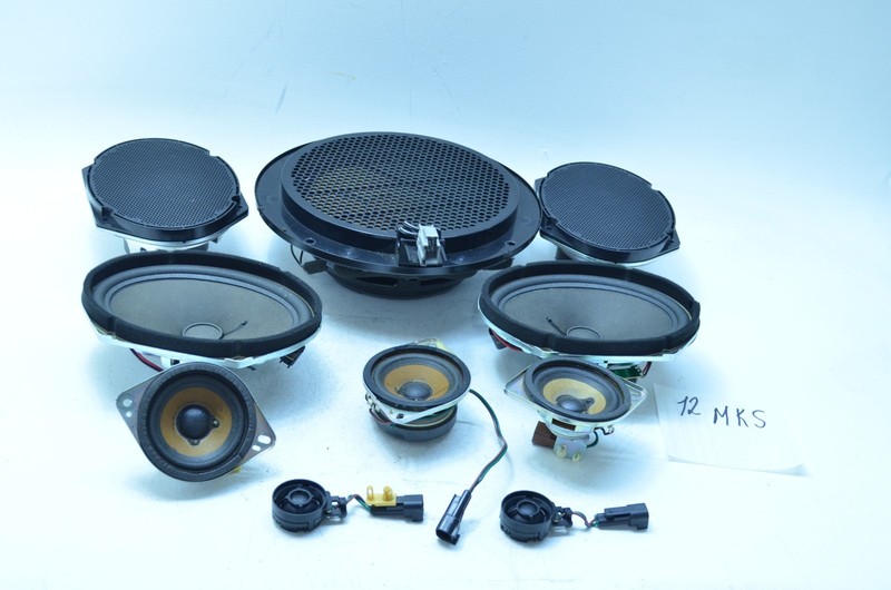 09-12 LINCOLN MKS INTERIOR LOUD SPEAKER SET OF 10 ITEMS OEM