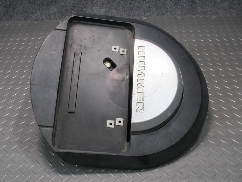 2008-2009 HUMMER H2 REAR LICENSE PLATE MOUNT SPARE TIRE TAG