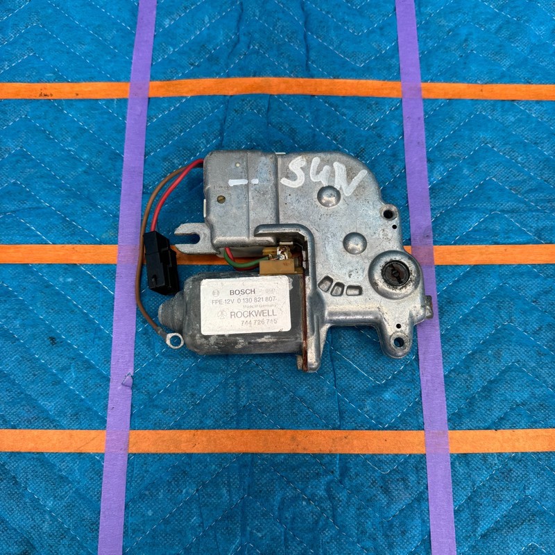 1987–1991 Volvo 780 Bertone Sunroof Motor OEM Bosch 0130821807 Rockwell 74472671