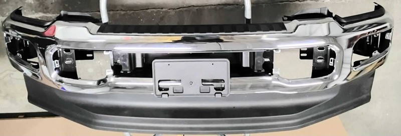 2023-2026 Ford F-250 Bumper Chrome Fog Light Style w/valance 10969 B PC3Z17757EA