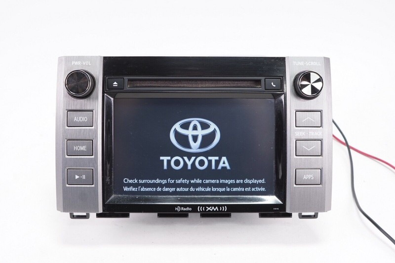 TOYOTA TUNDRARadio AM-FM CD Player Info Display Head Unit OEM 2016 2017