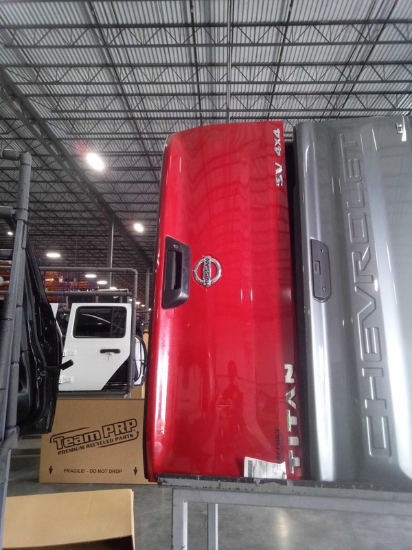 2021 Nissan Titan OEM Red Tailgate Deck Lid 706838 - 55K Miles, Warranty
