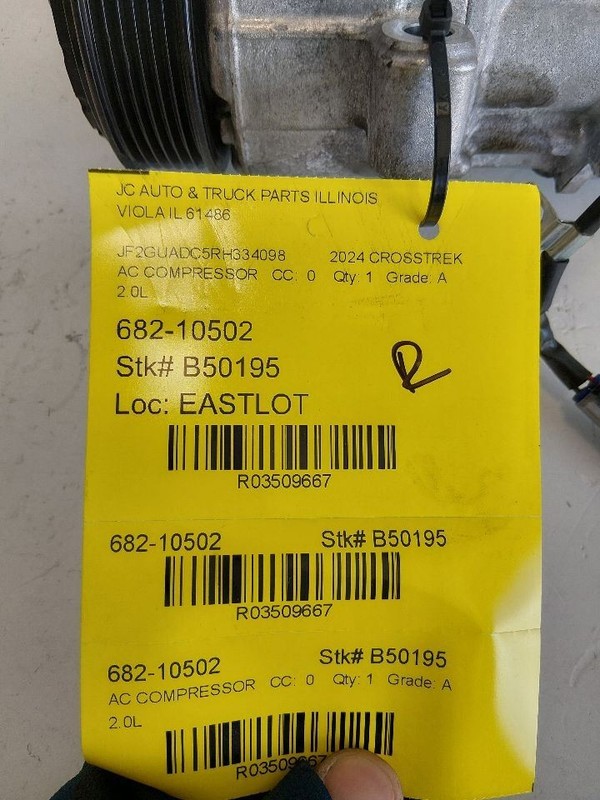 CROSSTREK 2024 AC Compressor 3509667