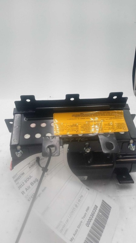 2012-2013 KIA SOUL Right Tan Instrument Panel Air Bag 36000 Miles Used