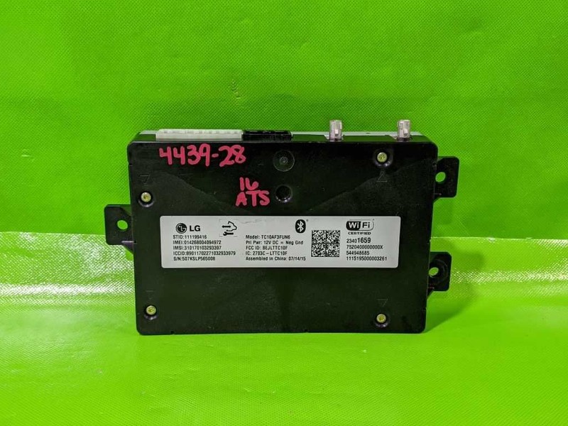 16 CADILLAC ATS COMMUNICATION ONSTAR CONTROL MODULE OEM 4439-28