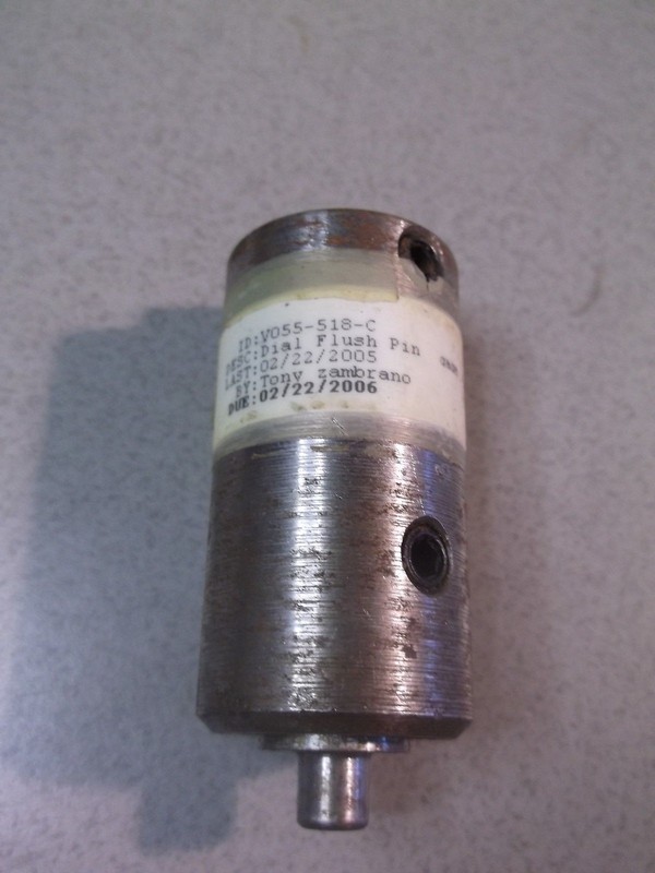 DIAL FLUSH PIN PLUG GAGE V055-518-CFREE SHIPPING FUNCTION POSITION