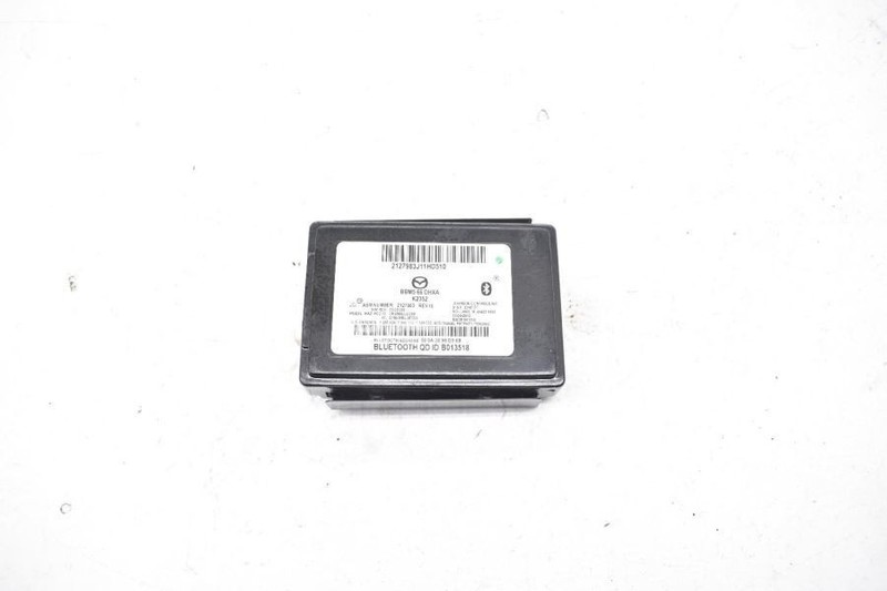 2010-2013 MAZDA 3 SEDAN 2.5L BLUETOOTH CONTROL MODULE BBM5 66 DHXA