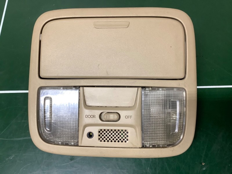 03-07 Accord V6 Console Front Map Reading Dome Light Roof Lamp Bulb Switch Beige
