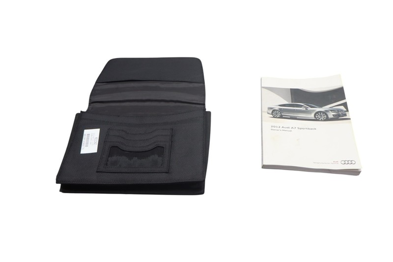 2012 Audi A7 Quattro Owners Operator Guide Manual Book W/ Black Case OEM