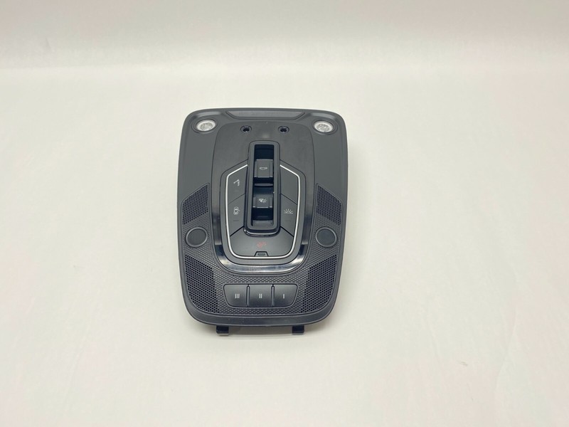 17-19 AUDI S5 FRONT OVERHEAD LIGHT DOME SUN ROOF HOMELINK SWITCH CONSOLE OEM