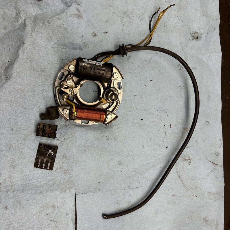 1969 Sno Flite Vintage Snowmobile Kohler 309 Single Cylinder Motor Stator Good