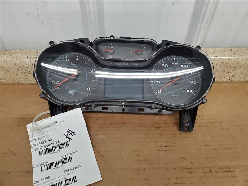 Speedometer MPH US Market 1 Color Graphic Display Fits 17-18 CRUZE 281091