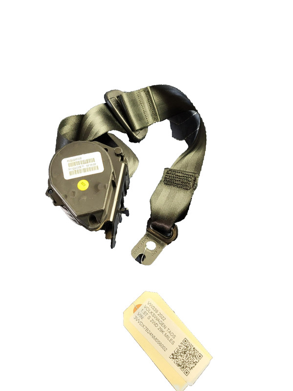Used Oem Volkswagen 2nd Right Passenger Rear Seat Belt Retractor 2022-2024 Taos