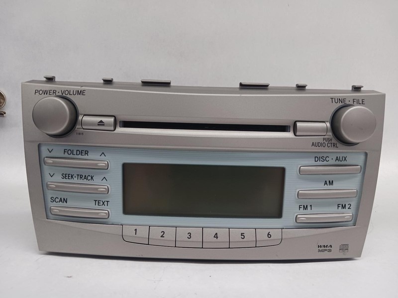 07 TOYOTA CAMRY radio stereo head unit w/o navigation OEM 1 Year Wnty!
