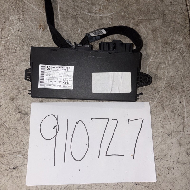 2007-10 BMW X5 Key Control Module Theft Locking ECU 6135914719001 OEM
